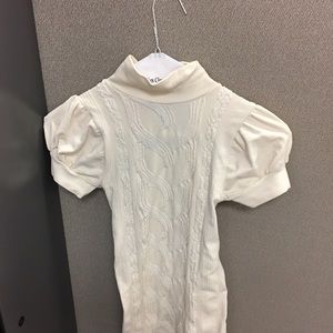 Bebe Bodycon beige top